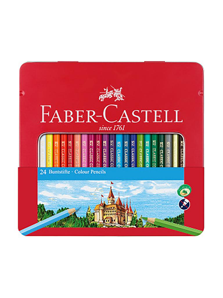 FABER CASTELL Classic Colour Buntstift 24er Metalletui Bunt